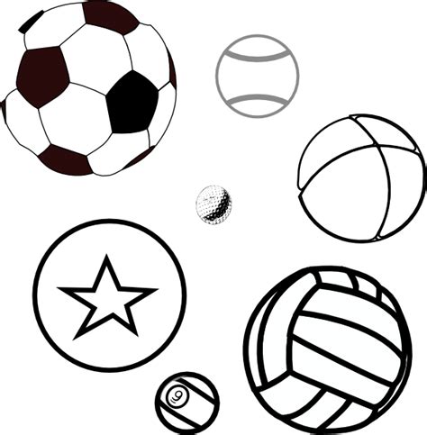 ball picture  coloring clipart
