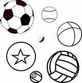 Coloring Balls Ball Colouring Pages Book Clip Clipart Netball Beach Print Large Clker Search Courts Use Again Bar Case Looking sketch template