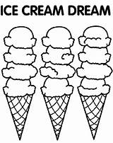 Coloring Popsicle Ice Cream Pages Color Drawing Dream Cone Three Printable Kids Getdrawings Getcolorings Bulk Choose Board sketch template