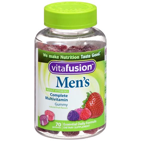 vitafusion adult mens multivitamin gummies berry  ct walmartcom