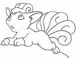 Pokemon Vulpix Coloring Pages Printable Template Drawing Cute Color Cool Getdrawings Deviantart Getcolorings Sheets Fire Print sketch template