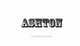 Ashton Name Tattoo Designs sketch template