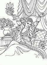Coloring Pages Barbie Princess sketch template