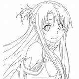 Sword Coloring Asuna Yuuki Lineart Pages Xcolorings 780px 90k Resolution Info Type  Size sketch template
