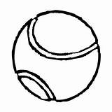 Ball Tennis Drawing Clipart Sports sketch template