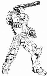 Boyama Armor Colorear Sayfalari Hulkbuster Powerful Cizim 1133 sketch template