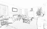 Sketch Interior Drawing Sketches House Room Simple Architectural Bedroom Living Drawings Interiors Rooms Small Paintingvalley Modern Designs Plans Croquis Ceiling sketch template