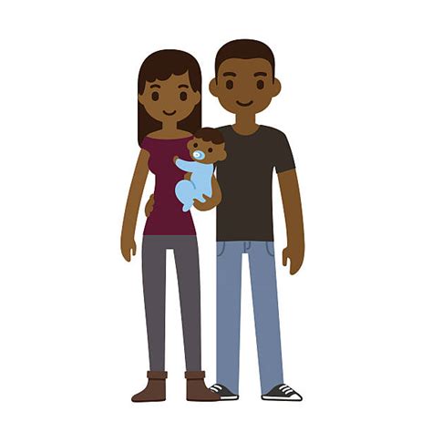 Royalty Free African American Couple Clip Art Vector