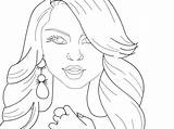 Beyonce Coloring Pages Getcolorings Wonderful sketch template