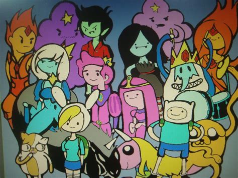 Adventure Time Main Characters By Airzkie On Deviantart
