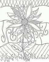 Coloring Pages Doodle Adults Cool Printable Adult Alley Kids Flower Colouring Doodles Sheets Nature Sunflower Color Lets Book Print Spring sketch template