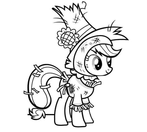 halloween   pony coloring pages inerletboo