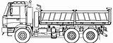 Tatra Blueprints T815 2007 Heavy Truck sketch template