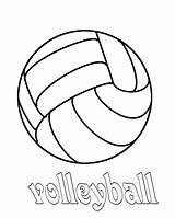 Volleyball Coloring Pages Color Print Court Online Drawing Volleybal Getdrawings sketch template