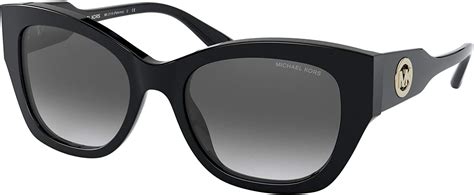 michael kors 53 mm palermo square sunglasses mk2119 black