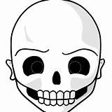 Halloween Mask Coloring Printable Pages Kids sketch template