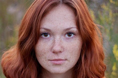 Redhead With Green Eyes Other