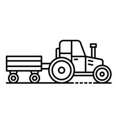 tractor trailer vector images