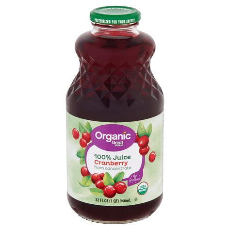 great  organic cranberry juice  fl oz walmartcom