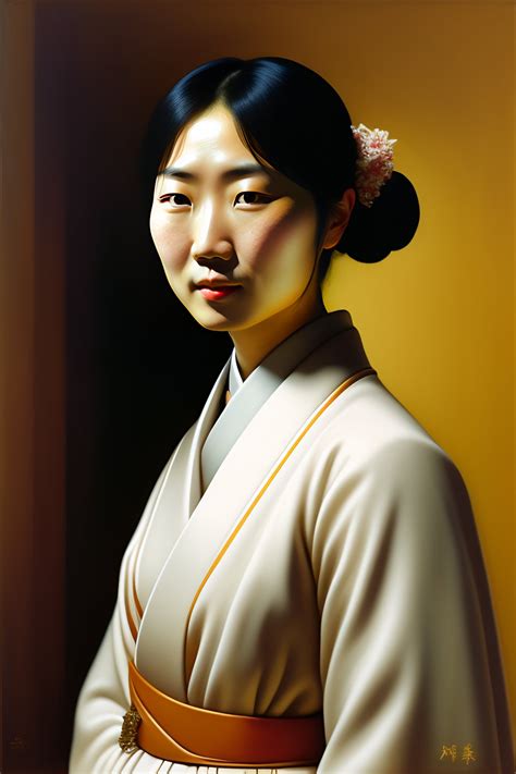 Lexica Self Portrait Of Miki Sato Japanse Av