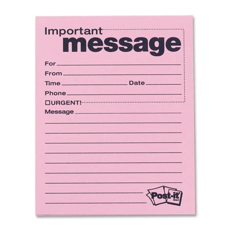 Post It Telephone Message Pad Ld Products