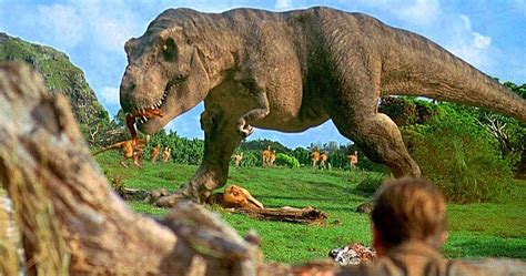 Why Steven Spielberg Cut This Insane T Rex Scene From The