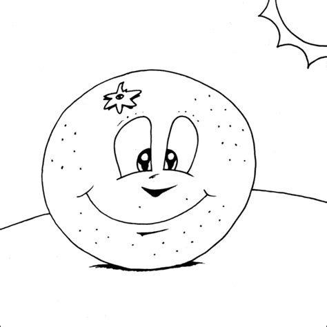 oranges coloring pages  coloring pages  kids coloring pages