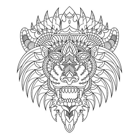 printable mandala animals zentangle coloring pages coloring pages