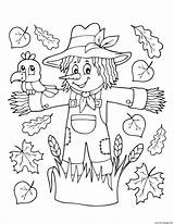 Scarecrow Pages sketch template