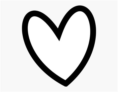 Black Heart Black And White Clip Art Wikiclipart Heart