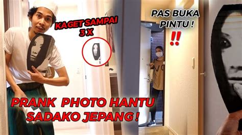 Prank Istri Pakai Photo Hantu Sadako 👻 Reaksinya Bikin Gw Salto
