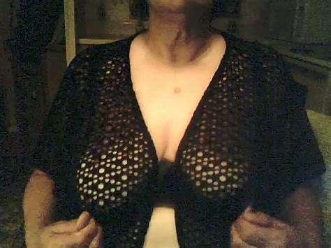Amateur Mature Short Haired Bitch In Knitted Black Nightie