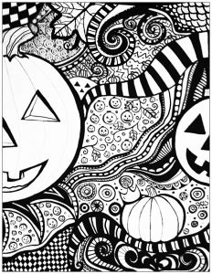 halloween coloring pages  adults