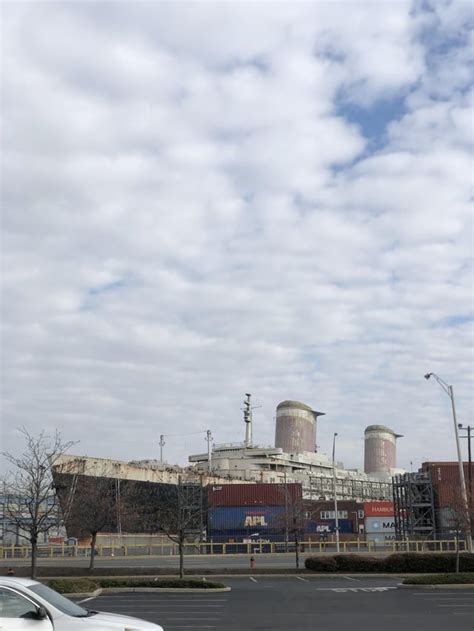 The Ss United States Seen From A Phili Ikea Parking Lot Rusting Away