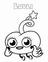 Coloring Moshi Monsters Monster Pages Cute Luvli Printable Cliparts Kids Clipart Library Picturs Print Popular Snoodle Mr Coloringhome Favorites Hm sketch template