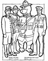 Coloring Pages Crime Mcgruff Dog Colouring Popular Prevention Coloringhome sketch template