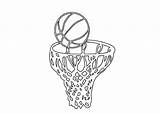 Coloring Basketball Pages sketch template