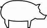 Pig Outline Coloring Printable Template Pages Piggy Clipart Face Pigs Cartoon Templates Preschoolers Printables Cute Bank Simple Drawing Clipartbest Super sketch template