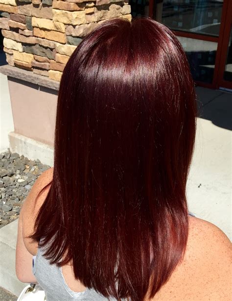 mooi mahonie bruin wecolour haarverf mahoniebruin  mahogany hair mahagony hair color