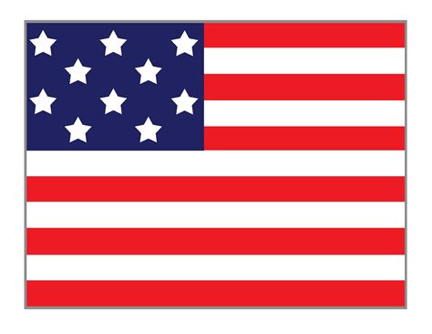 united states flag printable