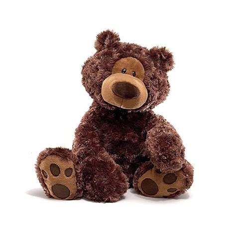 philbin teddy bear stuffed animal plush chocolate brown