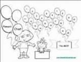 Behaviour Charts Reward Chart Printable Coloring Flower Behavior Rewardcharts4kids sketch template