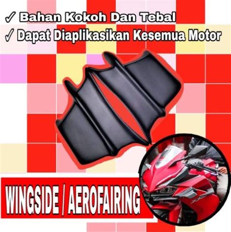 wingsed aero wing aero fairing vario wingside  vario winglet