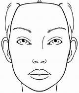 Makeup Blank Template Coloring Pages Artist Sketch Templates sketch template