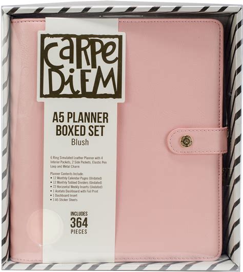 carpe diem  planner boxed set blush beautiful walmartcom