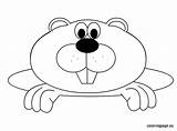 Groundhog Coloring Pages Sheets Clip Coloringpage Eu Choose Board Hog Ground Clipart sketch template