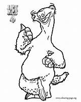 Ice Age Coloring Pages Sid Kids Drift Continental Colouring Sloth Print Printables Shira Color Mammoth Popular Coloringhome sketch template
