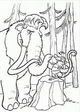 Ice Age Coloring Pages Popular sketch template