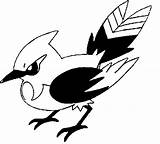 Pokemon Fletchinder Coloring Pokémon Pages sketch template