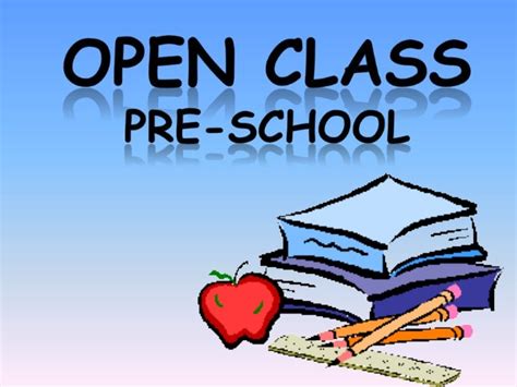 open class preschool